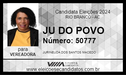 Candidato JU DO POVO 2024 - RIO BRANCO - Eleições