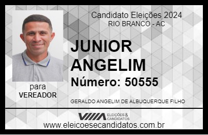 Candidato JUNIOR ANGELIM 2024 - RIO BRANCO - Eleições