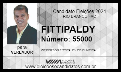 Candidato FITTIPALDY 2024 - RIO BRANCO - Eleições