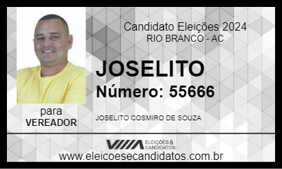 Candidato JOSELITO 2024 - RIO BRANCO - Eleições