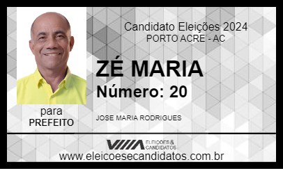 Candidato ZÉ MARIA 2024 - PORTO ACRE - Eleições