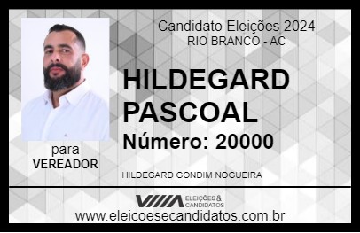 Candidato HILDEGARD PASCOAL 2024 - RIO BRANCO - Eleições