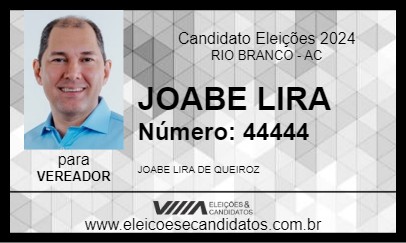 Candidato JOABE LIRA 2024 - RIO BRANCO - Eleições