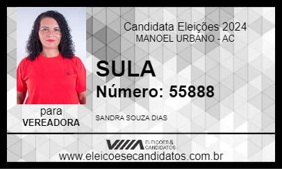 Candidato SULA 2024 - MANOEL URBANO - Eleições