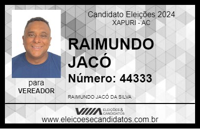 Candidato RAIMUNDO JACÓ 2024 - XAPURI - Eleições