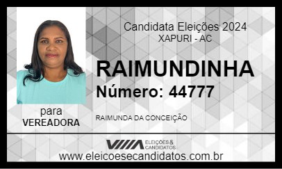 Candidato RAIMUNDINHA 2024 - XAPURI - Eleições