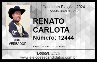 Candidato RENATO CARLOTA 2024 - ASSIS BRASIL - Eleições