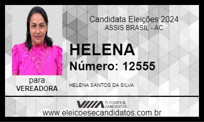 Candidato HELENA 2024 - ASSIS BRASIL - Eleições