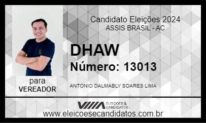 Candidato DALMABLY 2024 - ASSIS BRASIL - Eleições