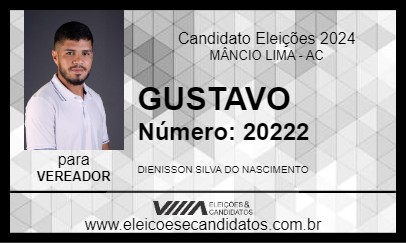 Candidato GUSTAVO 2024 - MÂNCIO LIMA - Eleições