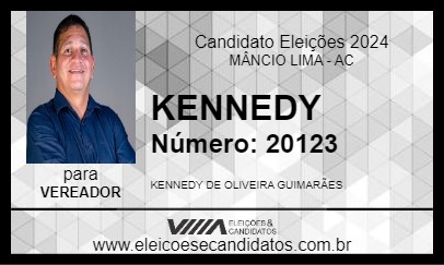 Candidato KENNEDY 2024 - MÂNCIO LIMA - Eleições