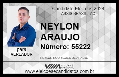 Candidato NEYLON ARAUJO 2024 - ASSIS BRASIL - Eleições