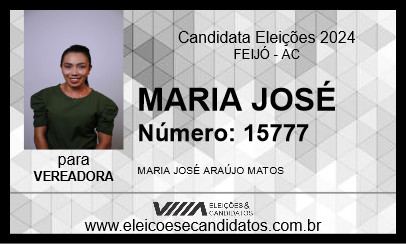 Candidato MARIA JOSÉ 2024 - FEIJÓ - Eleições