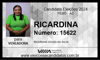 Candidato RICARDINA 2024 - FEIJÓ - Eleições