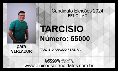 Candidato TARCISIO 2024 - FEIJÓ - Eleições