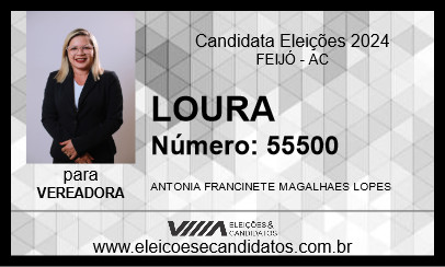 Candidato LOURA 2024 - FEIJÓ - Eleições