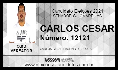 Candidato CARLOS CESAR 2024 - SENADOR GUIOMARD - Eleições