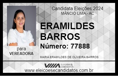 Candidato ERAMILDES BARROS 2024 - MÂNCIO LIMA - Eleições