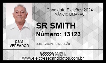 Candidato SR SMITH 2024 - MÂNCIO LIMA - Eleições