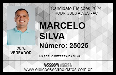 Candidato MARCELO SILVA 2024 - RODRIGUES ALVES - Eleições