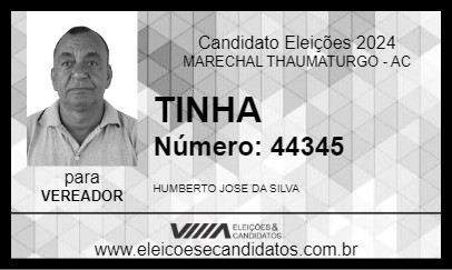 Candidato TINHA 2024 - MARECHAL THAUMATURGO - Eleições