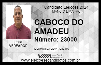 Candidato CABOCO DO AMADEU 2024 - MÂNCIO LIMA - Eleições