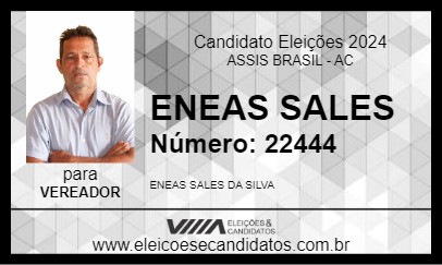 Candidato ENEAS SALES 2024 - ASSIS BRASIL - Eleições