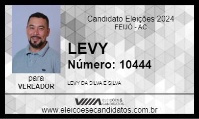 Candidato LEVY 2024 - FEIJÓ - Eleições