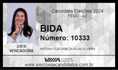 Candidato BIDA 2024 - FEIJÓ - Eleições