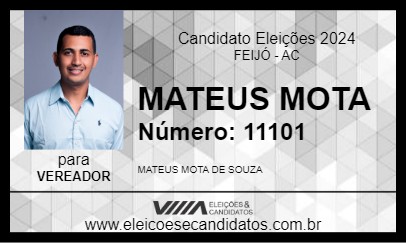 Candidato MATEUS MOTA 2024 - FEIJÓ - Eleições