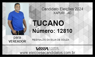 Candidato TUCANO 2024 - XAPURI - Eleições