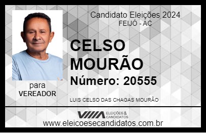 Candidato CELSO MOURÃO 2024 - FEIJÓ - Eleições