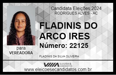 Candidato FLADINIS DO ARCO IRES 2024 - RODRIGUES ALVES - Eleições