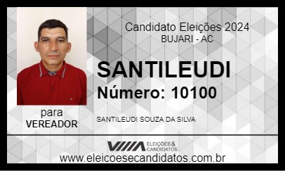 Candidato SANTILEUDI 2024 - BUJARI - Eleições