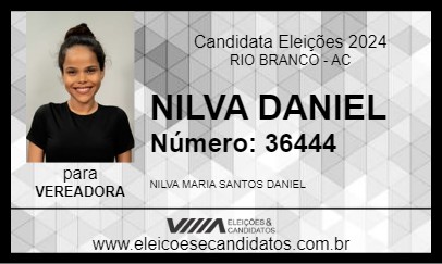 Candidato NILVA DANIEL 2024 - RIO BRANCO - Eleições