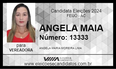 Candidato ANGELA LIMA 2024 - FEIJÓ - Eleições