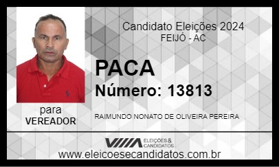 Candidato PACA 2024 - FEIJÓ - Eleições