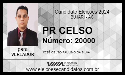 Candidato PR CELSO 2024 - BUJARI - Eleições