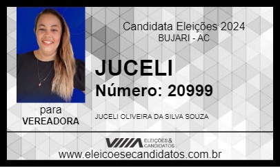 Candidato JUCELI 2024 - BUJARI - Eleições