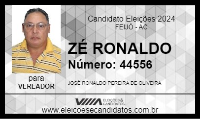 Candidato ZÉ RONALDO 2024 - FEIJÓ - Eleições