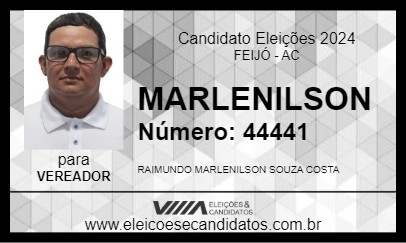 Candidato MARLENILSON 2024 - FEIJÓ - Eleições