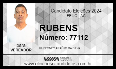 Candidato RUBENS 2024 - FEIJÓ - Eleições