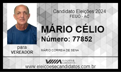 Candidato MÁRIO CÉLIO 2024 - FEIJÓ - Eleições