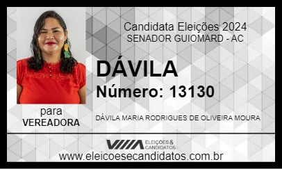 Candidato DÁVILA 2024 - SENADOR GUIOMARD - Eleições