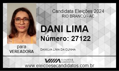 Candidato DANI LIMA 2024 - RIO BRANCO - Eleições