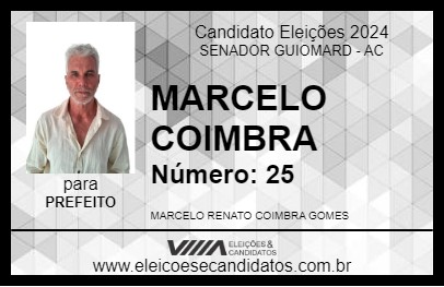 Candidato MARCELO COIMBRA 2024 - SENADOR GUIOMARD - Eleições