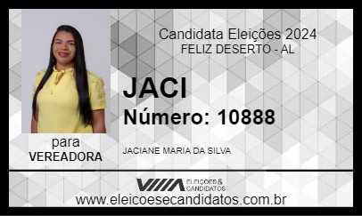 Candidato JACI 2024 - FELIZ DESERTO - Eleições