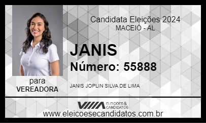 Candidato JANIS 2024 - MACEIÓ - Eleições