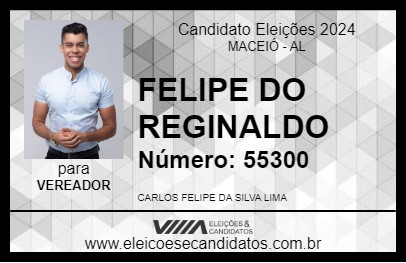 Candidato FELIPE DO REGINALDO 2024 - MACEIÓ - Eleições