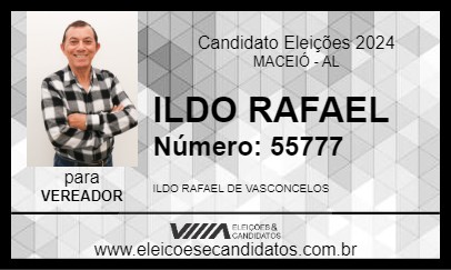 Candidato ILDO RAFAEL 2024 - MACEIÓ - Eleições